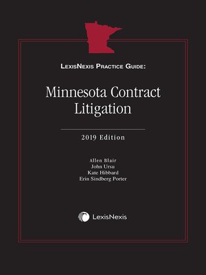 cover image of LexisNexis Practice Guide: Minnesota Contract Litigation